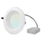 Luxrite 8 Inch Commercial LED Recessed Downlight 4 CCT Selectable 25/29/33W 2400/2700/3000LM Dimmable LR23954-1PK - alternate 1
